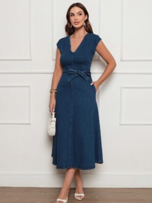 Vestido Midi Jeans