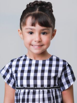 Vestido Infantil Vichy